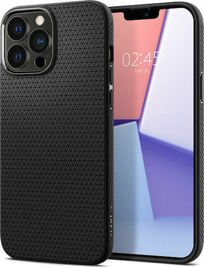 Spigen Liquid Air Back Cover Σιλικόνης Μαύρο (iPhone 13 Pro) ACS03258