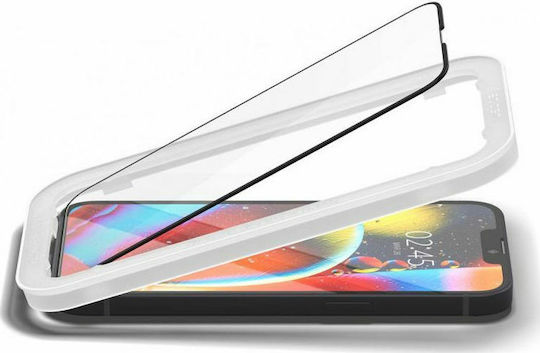 Spigen GLAS.tR ALIGNmaster 0.3mm Full Face Tempered Glass 2τμχ Μαύρο (iPhone 16e / 14 / 13 / 13 Pro) AGL03387 - Image 5