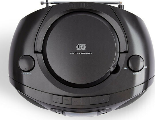 Aiwa Φορητό Ηχοσύστημα BBTC-550 BBTC-550BK με Bluetooth / CD / MP3 / USB / Κασετόφωνο / Ραδιόφωνο σε Μαύρο Χρώμα - Image 6