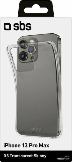 SBS Skinny Back Cover Σιλικόνης Διάφανο (iPhone 13 Pro Max) TESKINIP1367T - Image 2