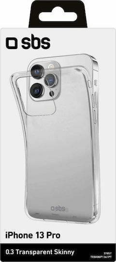 SBS Skinny Back Cover Σιλικόνης Διάφανο (iPhone 13 Pro) TESKINIP1361PT - Image 2