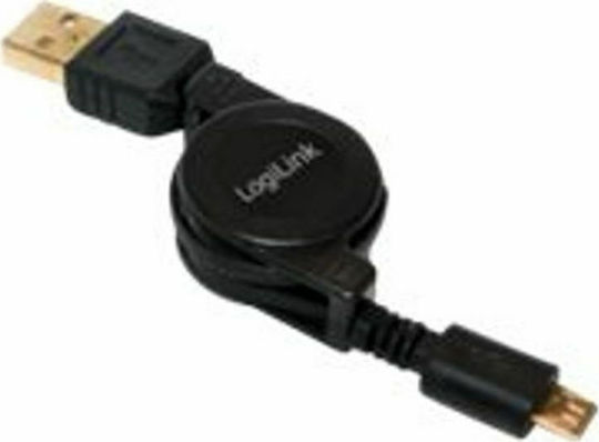 LogiLink Μετατροπέας USB-A male σε micro USB male 1τμχ CU0090