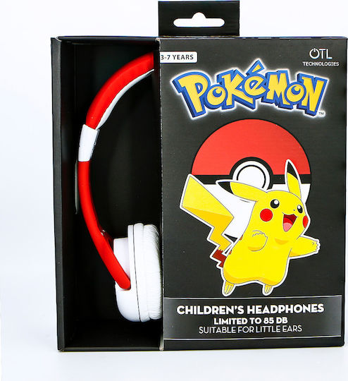 OTL Pokémon Pokéball Ενσύρματα Παιδικά On Ear Ακουστικά Πολύχρωμα - Image 6