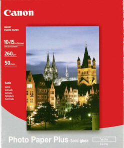 Canon SG-201 Φωτογραφικό Χαρτί Plus A6 (10x15) 260gr/m² για Εκτυπωτές Inkjet 50 Φύλλα (1686B015)