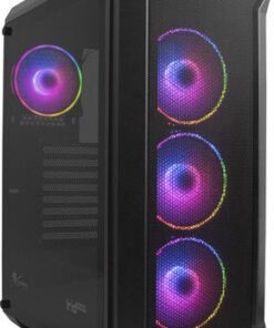 Genesis Irid 505 ARGB Midi Tower Κουτί Υπολογιστή με Πλαϊνό Παράθυρο Μαύρο