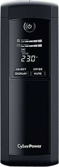CyberPower Valuepro Line Intera UPS Line-Interactive 1200VA 720W με 4 Schuko Πρίζες - Image 2