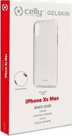 Celly Gelskin Back Cover Σιλικόνης Διάφανο (iPhone XS Max) GELSKIN999 - Image 3