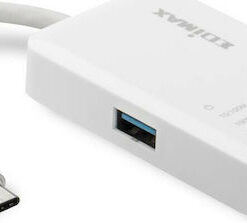 Alternative view of Edimax EU-4308 USB 3.1 Hub 3 Θυρών με σύνδεση USB-C / Ethernet Λευκό