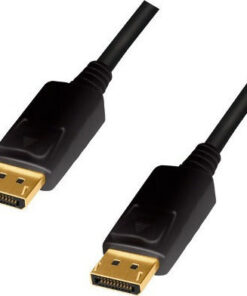 Alternative view of LogiLink Cable DisplayPort male - DisplayPort male 1m Μαύρο (CD0100)