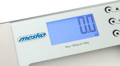 Mesko Ψηφιακή Ζυγαριά 180kg με Λιπομετρητή Ασημί MS8146 - Image 3