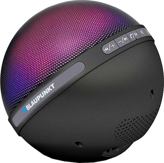 Blaupunkt BT08LED Ηχείο Bluetooth 5W με Ραδιόφωνο και Διάρκεια Μπαταρίας έως 4 ώρες Μαύρο - Image 2