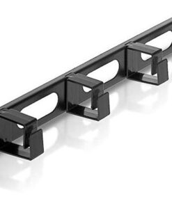 Alternative view of Intellinet 711050 Πάνελ διαχείρισης καλωδίων 1U για καμπίνες 19" με δαχτυλίδια 40 x 33mm Μαύρο