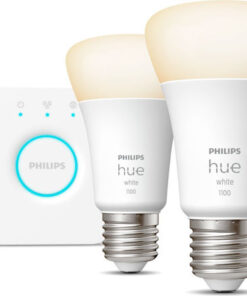 Philips Smart Λάμπες LED 9.5W για Ντουί E27 και Σχήμα A60 Θερμό Λευκό 1055lm Dimmable 2τμχ 929002469201