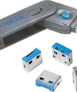 LogiLink USB port blocker 4τμχ & Key (AU0043)