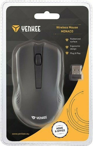 Yenkee Monaco Ασύρματο Ποντίκι Μαύρο - Image 4