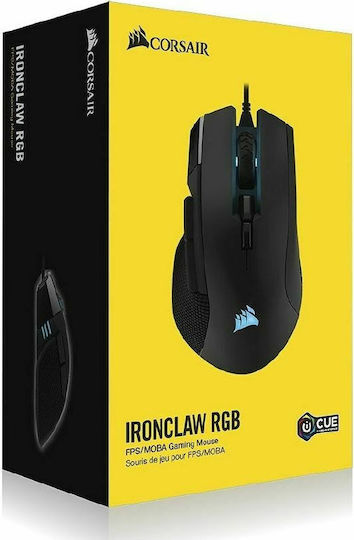 Corsair Ironclaw RGB Gaming Ποντίκι 18000 DPI Μαύρο - Image 5