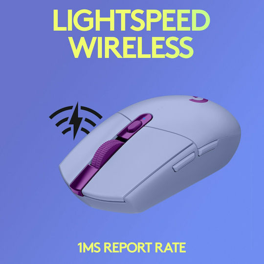 Logitech G305 Ασύρματο Gaming Ποντίκι 12000 DPI Μωβ - Image 5