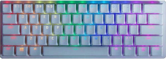 Razer Huntsman Mini Gaming Μηχανικό Πληκτρολόγιο 60% με Razer Clicky διακόπτες και RGB φωτισμό (Αγγλικό US) Λευκό - Image 4