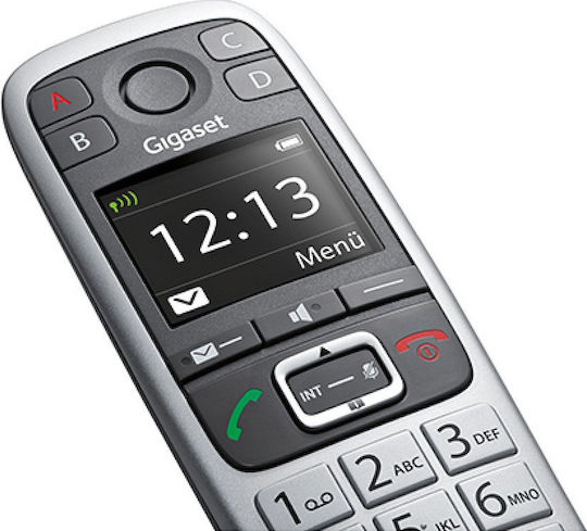 Gigaset E560A Ασύρματο Τηλέφωνο με Ελληνικό Μενού Μαύρο - Image 5
