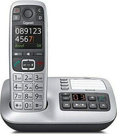 Gigaset E560A Ασύρματο Τηλέφωνο με Ελληνικό Μενού Μαύρο - Image 4