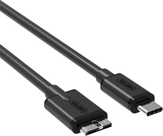 Unitek USB 3.2 Cable USB-C male - micro USB-B male Μαύρο 1m (Y-C475BK) - Image 4