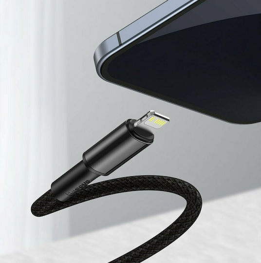 Baseus High Density Braided USB-C to Lightning Cable 20W Μαύρο 2m (CATLGD-A01) - Image 10