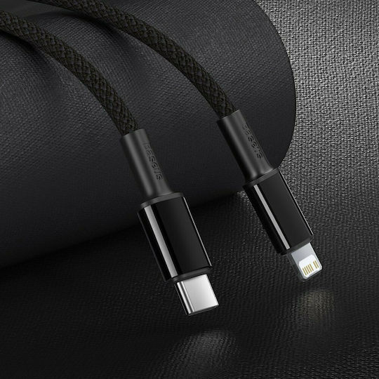 Baseus High Density Braided USB-C to Lightning Cable 20W Μαύρο 2m (CATLGD-A01) - Image 9