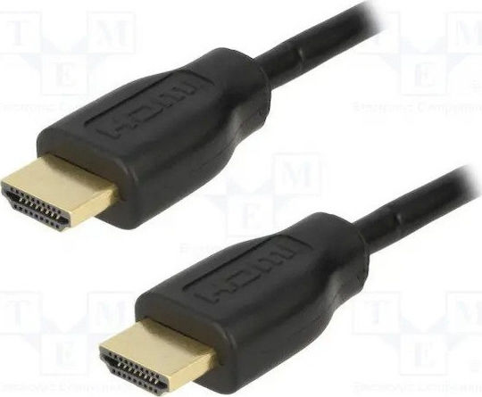 LogiLink CH0038 HDMI 1.4 Cable HDMI male - HDMI male 3m Μαύρο CH0038 - Image 5