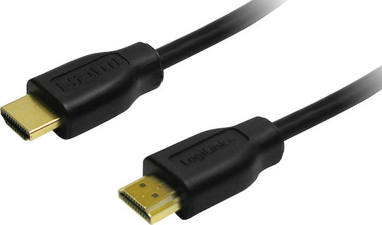 LogiLink CH0038 HDMI 1.4 Cable HDMI male - HDMI male 3m Μαύρο CH0038 - Image 4