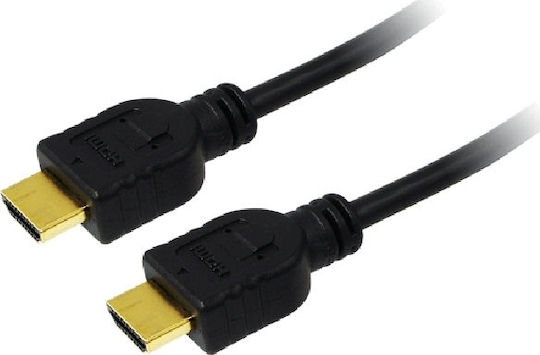 LogiLink CH0038 HDMI 1.4 Cable HDMI male - HDMI male 3m Μαύρο CH0038 - Image 3