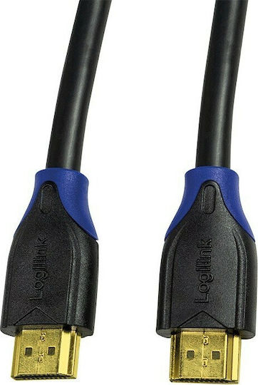 LogiLink HDMI 2.0 Cable HDMI male - HDMI male 5m Μαύρο CH0064 - Image 5