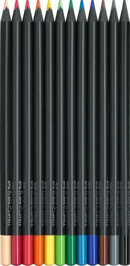 Faber-Castell Black Edition SuperSoft Ξυλομπογιές Σετ 12 χρώματα 257254 - Image 3