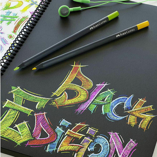 Faber-Castell Black Edition SuperSoft Ξυλομπογιές Σετ 12 χρώματα 257254 - Image 11