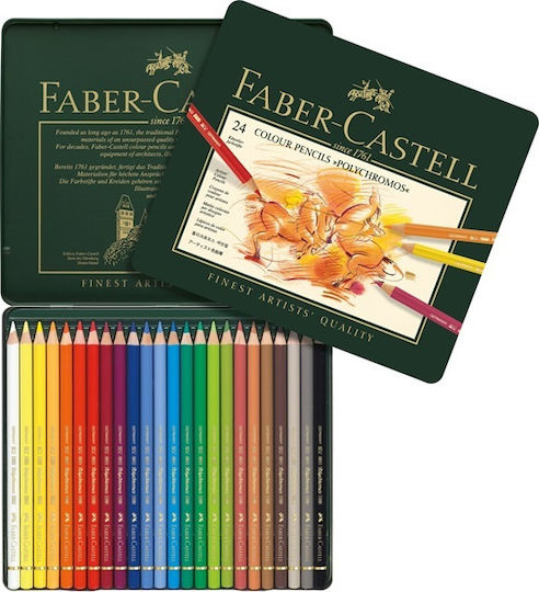 Faber-Castell Polychromos Ξυλομπογιές Σετ 24 χρώματα 110024 - Image 8
