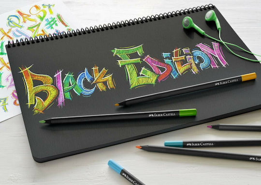 Faber-Castell Black Edition SuperSoft Ξυλομπογιές Σετ 12 χρώματα 257254 - Image 6