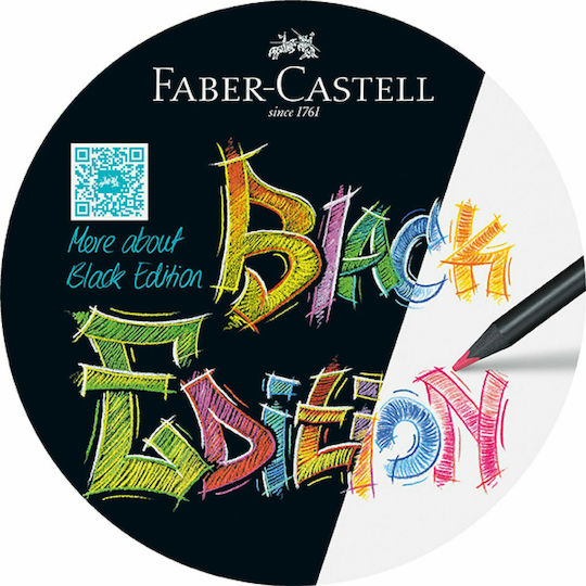 Faber-Castell Black Edition SuperSoft Ξυλομπογιές Σετ 12 χρώματα 257254 - Image 10