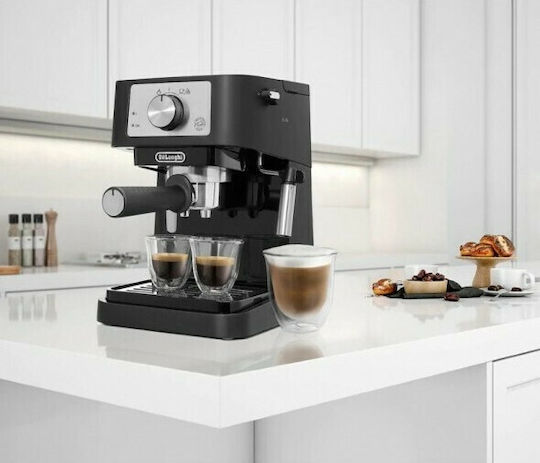 De'Longhi Stilosa Μηχανή Espresso 1100W Πίεσης 15bar Μαύρη - Image 9