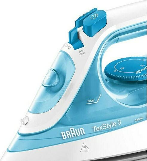 Braun TexStyle 3 SI 3053 Σίδερο Ατμού 2400W με Κεραμική Πλάκα και Συνεχόμενη Παροχή 45gr/min - Image 4