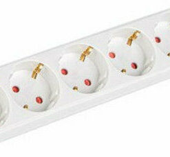 Lanberg Πολύπριζο 5 Θέσεων με Καλώδιο 3m PS0-05F-0300-W