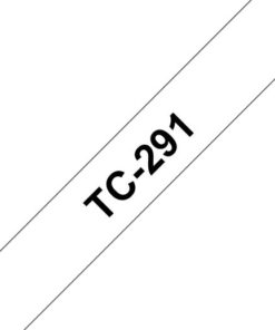 Alternative view of Brother TC-291 Ταινία Ετικετογράφου 7.7m x 9mm σε Λευκό Χρώμα TC-291