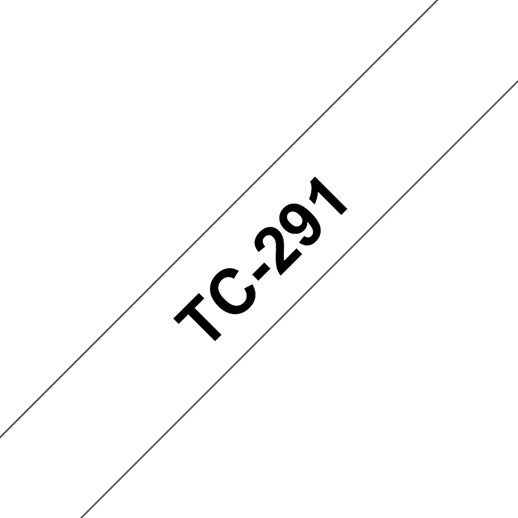Brother TC-291 Ταινία Ετικετογράφου 7.7m x 9mm σε Λευκό Χρώμα TC-291 - Image 2