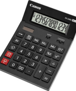 Canon AS-2400 Αριθμομηχανή 14 Ψηφίων σε Μαύρο Χρώμα 4585B001
