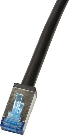 LogiLink S/FTP Cat.6a Καλώδιο Δικτύου Ethernet εξωτερικού χώρου 15m Μαύρο 1τμχ CQ7103S