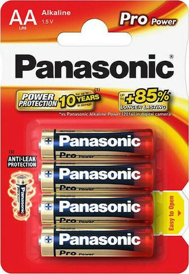 Panasonic Pro Power Αλκαλικές Μπαταρίες AA 1.5V 4τμχ LR6PPG/4BP - Image 3
