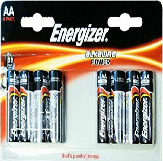 Energizer Power Αλκαλικές Μπαταρίες AA 1.5V 8τμχ - Image 3