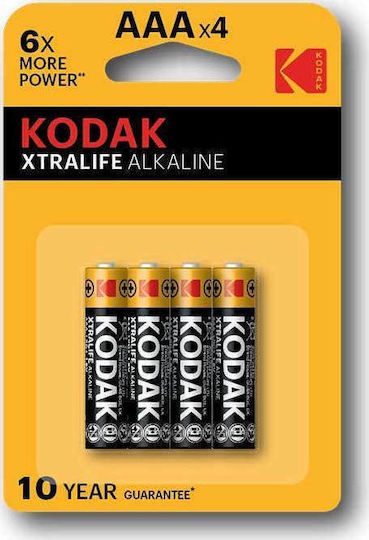 Kodak Xtralife Αλκαλικές Μπαταρίες AAA 1.5V 4τμχ MN2400 - Image 3