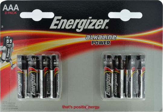 Energizer Power Αλκαλικές Μπαταρίες AAA 1.5V 8τμχ - Image 3