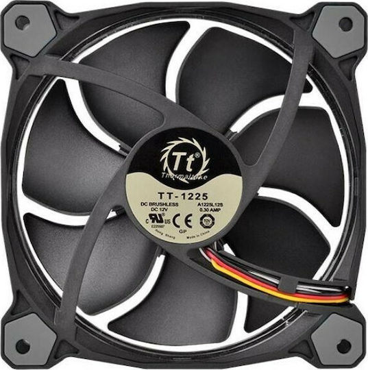 Thermaltake Riing 12 LED Case Fan 120mm με RGB Φωτισμό και Σύνδεση 4-Pin PWM 3τμχ - Image 5
