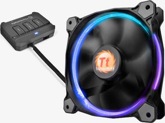Thermaltake Riing 12 LED Case Fan 120mm με RGB Φωτισμό και Σύνδεση 4-Pin PWM 3τμχ - Image 10