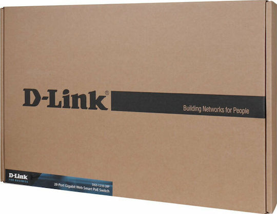 D-Link DGS-1210-28P v1 Managed L2 PoE+ Switch με 28 Θύρες Gigabit (1Gbps) Ethernet και 4 SFP Θύρες - Image 6